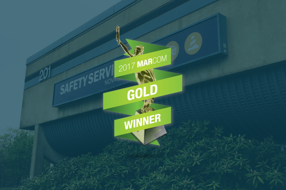 Gold At MarCom Awards for Safety Services Nova Scotia Rebrand